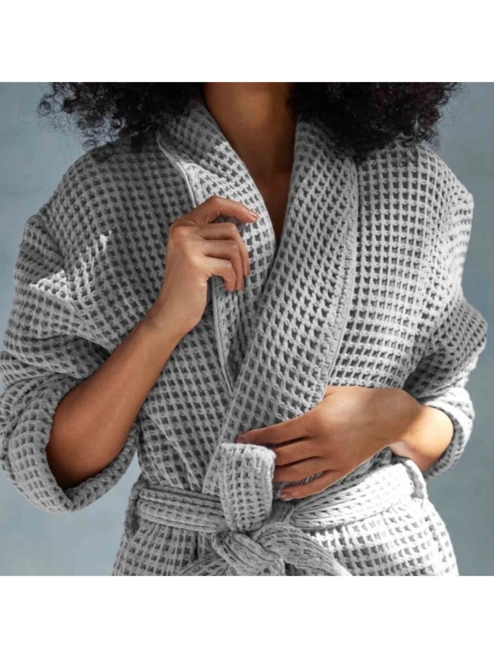Brooklinen XS waffle robe - Picture 4 of 4